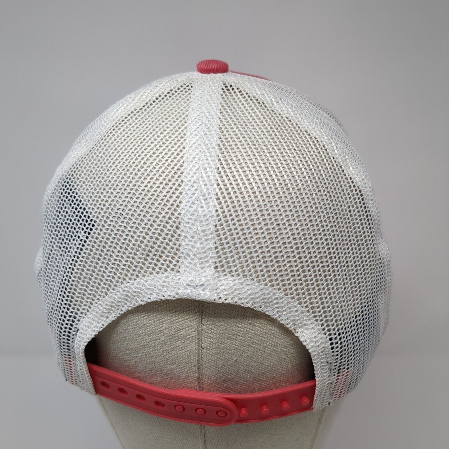 Fishmonster Key West Snapback Trucker Hat Red One Size Mesh Back New Era