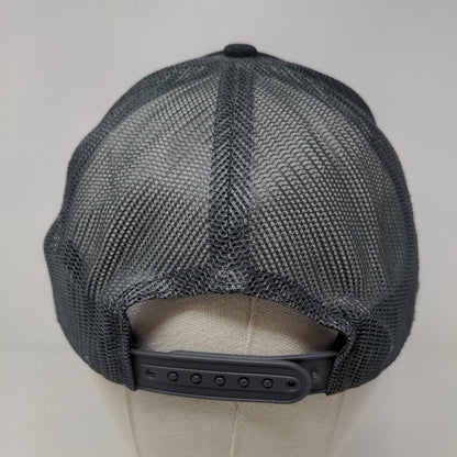 Port Authority Men's Snapback Mesh Back Hat Black Beco Equipment Recycling Logo