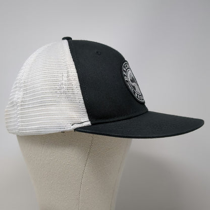 Deschutes Brewery Black Trucker Hat One Size Mesh Back Snapback Mountain Logo