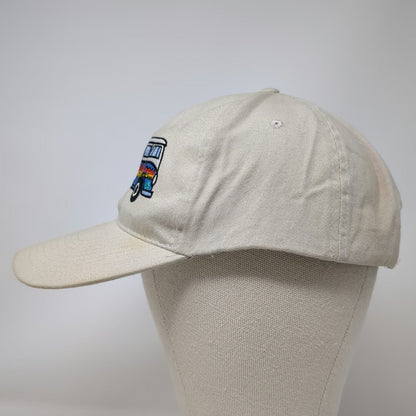 Hit Wear Cannabis Caravan Van Embroidered Beige Baseball Cap One Size Strapback