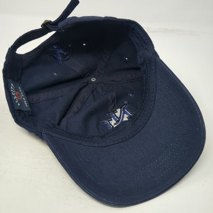 All City Polo Club Baseball Cap Blue One Size Embroidered NJ Logo Slideback hat