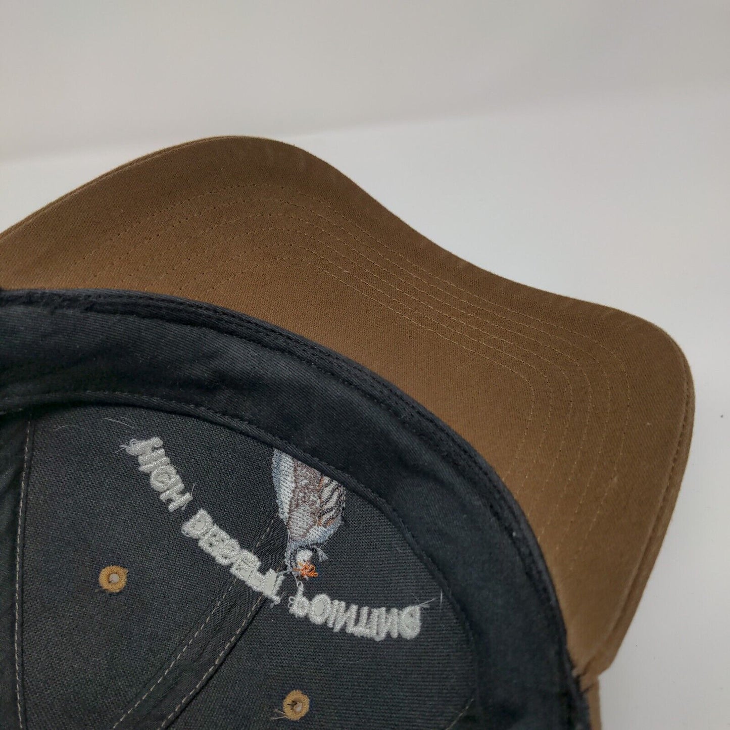 High Desert Pointing Dog Club Strapback Hat Brown One Size Embroidered