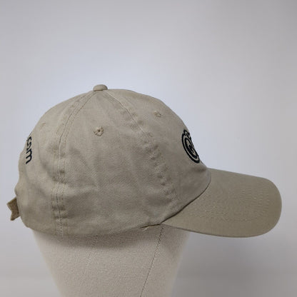 O'Reilly Auto Parts Strapback Hat Tan One Size Adjustable Embroidered Cotton