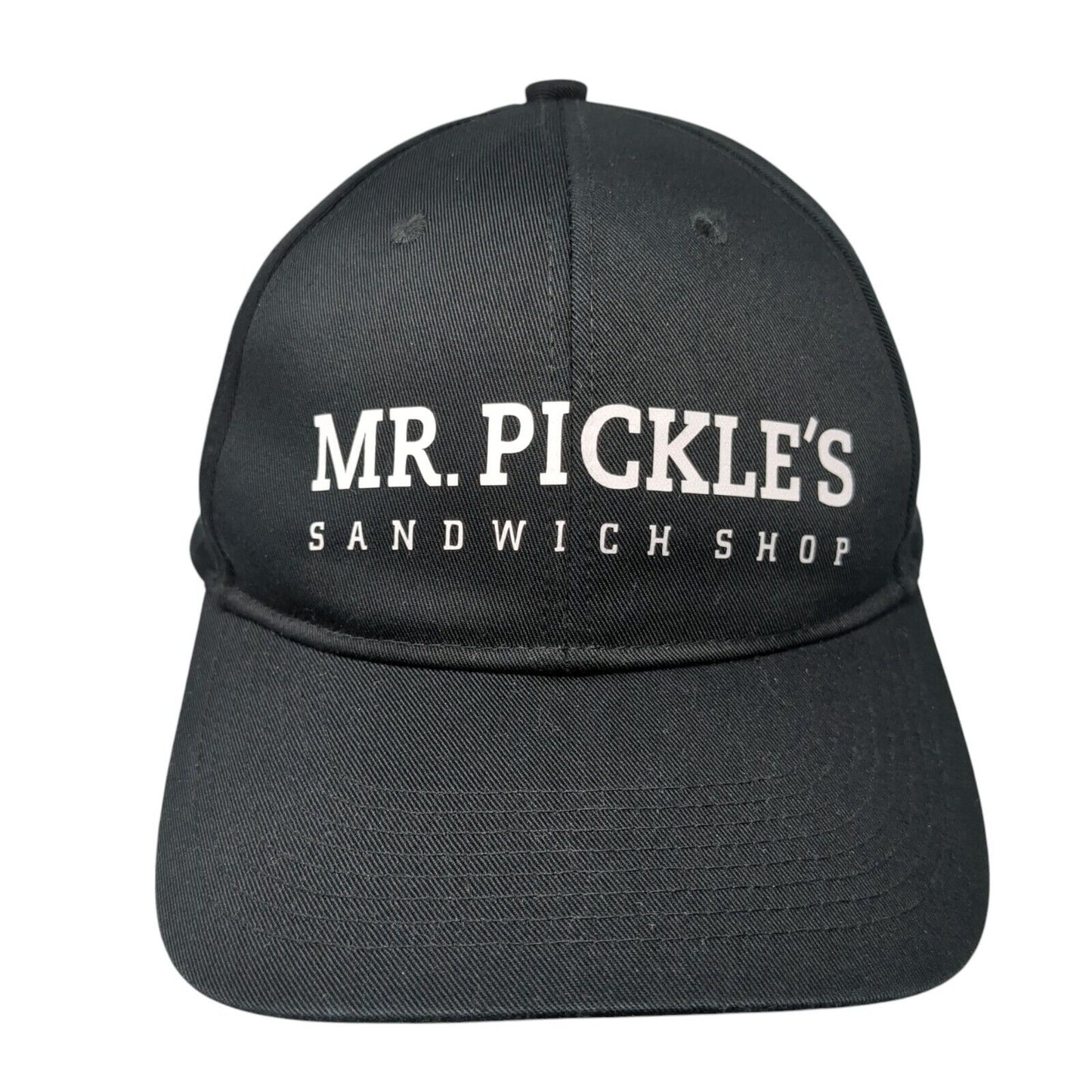 Mr. Pickle's Sandwich Shop Slideback Hat Black One Size Adjustable