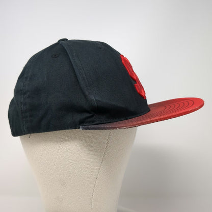 Carbon Elements Snapback Black Red One Size Dollar Sign Gradient Flat Bill Hat