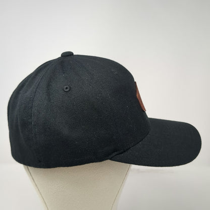 Branded Bills Fitted Hat Black XL Legacy Outdoors Leather Patch Flexfit Curved