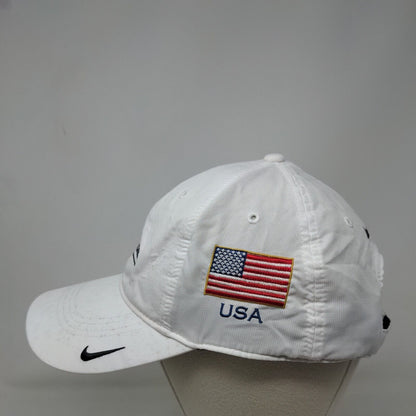 The International Strapback Hat White OSFM Embroidered Nike Golf