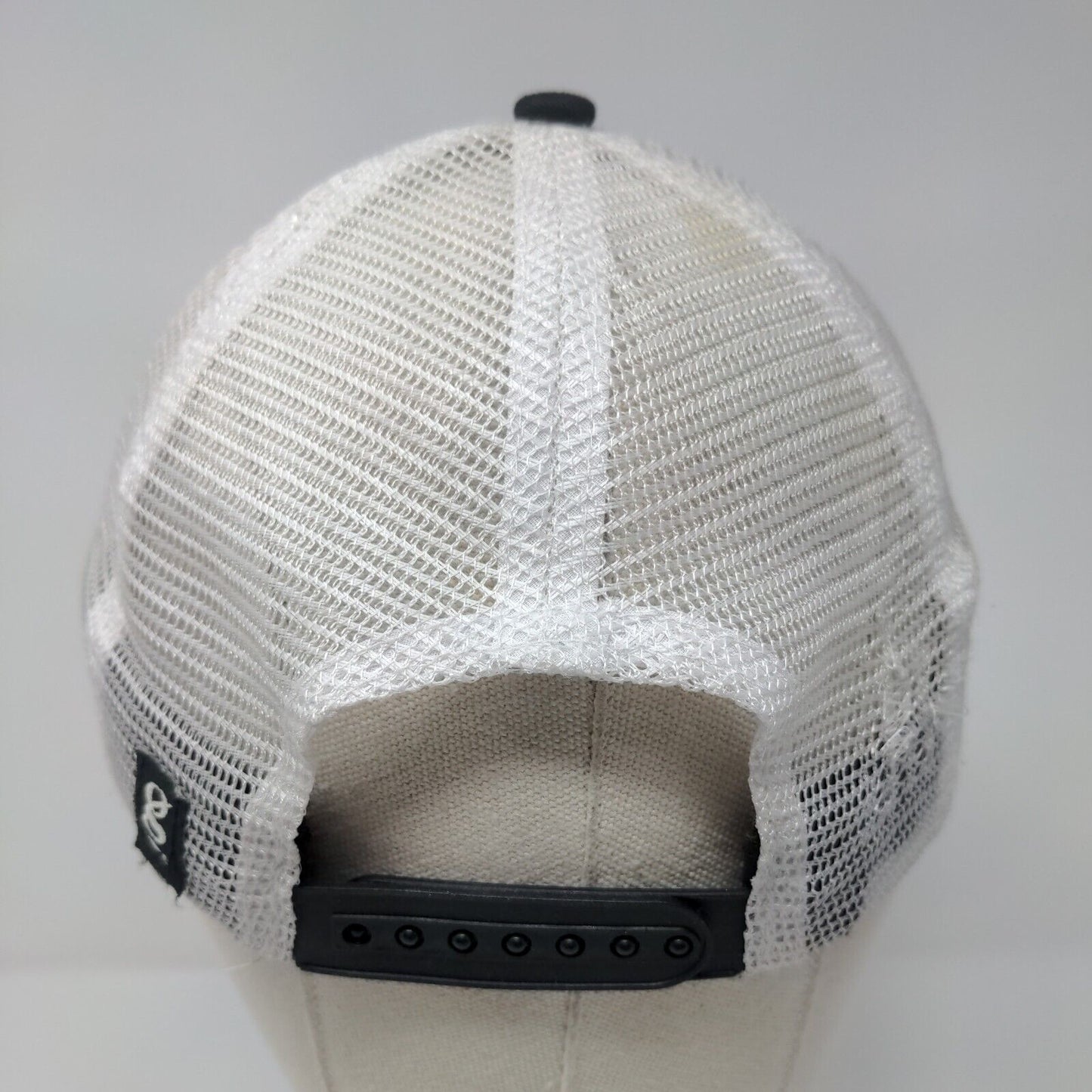 Redfish Lake Lodge Snapback Trucker Hat Black One Size Mesh Back Gear For Sports