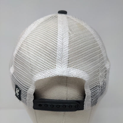 Redfish Lake Lodge Snapback Trucker Hat Black One Size Mesh Back Gear For Sports