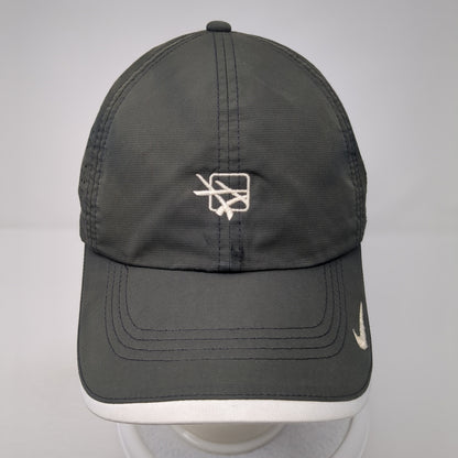 Nike Golf Strapback Hat Black Embroidered Logo Adjustable One Size