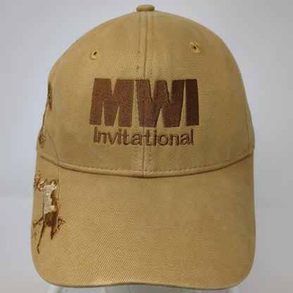 DRI DUCK Baseball Cap Brown One Size MWI Invitational Rodeo Cowboy Horse Hat