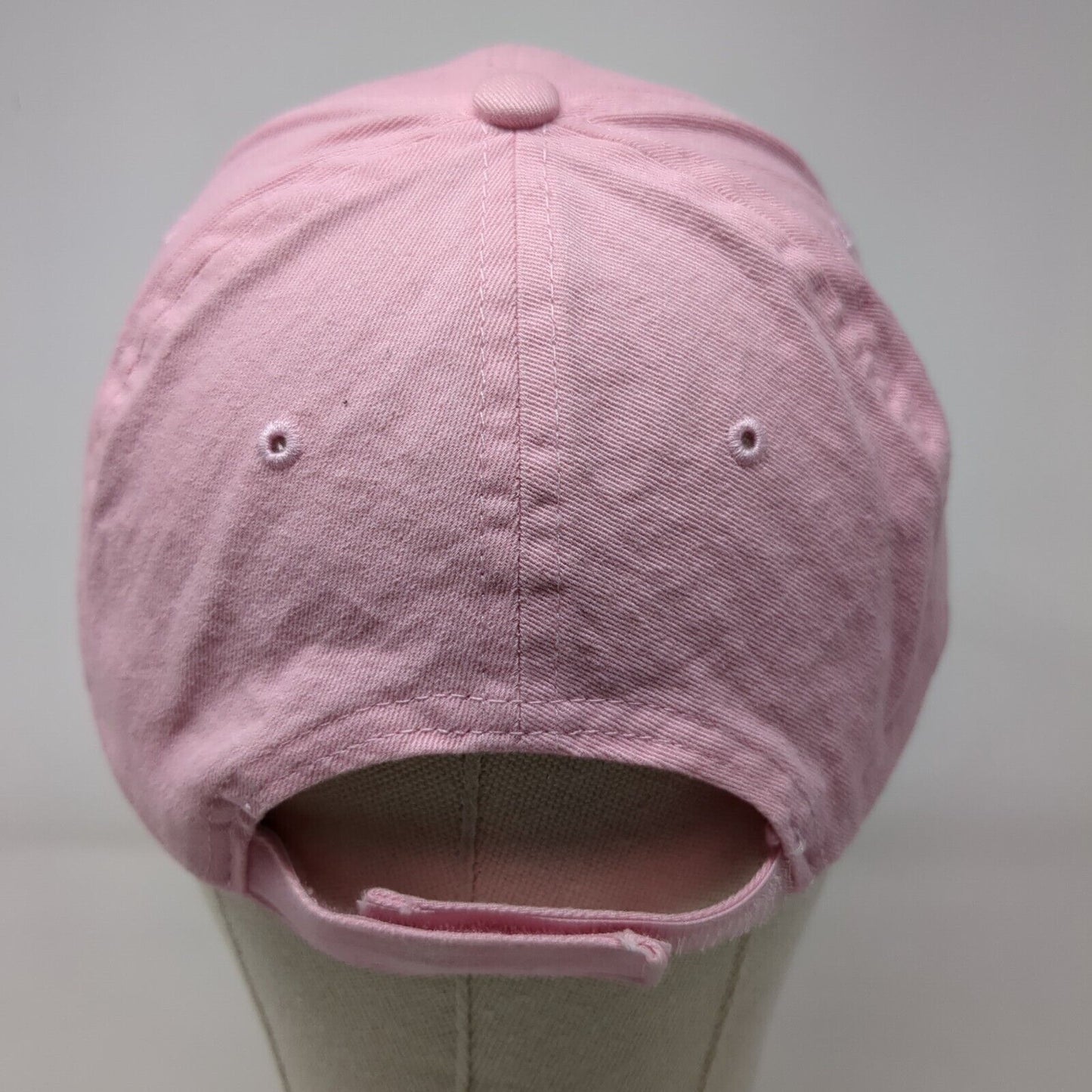 Bourbon Street New Orleans Adult Strapback Hat Pink OS Adjustable Embroidered