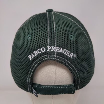Pacific Supply Pabco Premier Adult Strapback Hat Green One Size Pacific Headwear