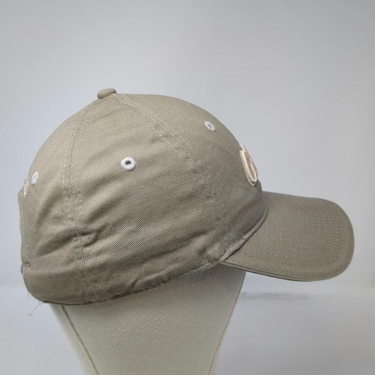 Cabela's Baseball Cap Beige One Size Worlds Foremost Outfitter Slideback Hat