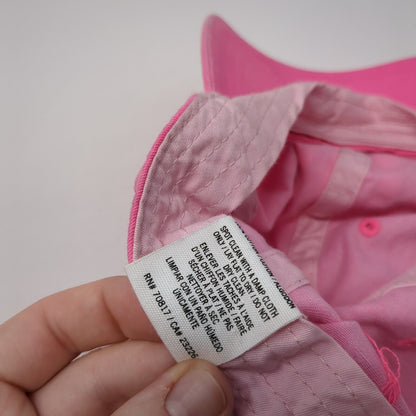 PINK Victoria's Secret Slideback Hat Pink One Size Adjustable 6 Panel Cotton