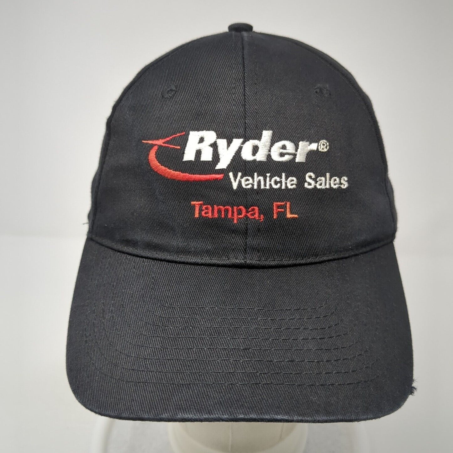 Ryder Vehicle Sales Strapback Hat Black One Size Adjustable Hit Wear