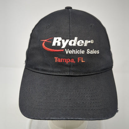 Ryder Vehicle Sales Strapback Hat Black One Size Adjustable Hit Wear