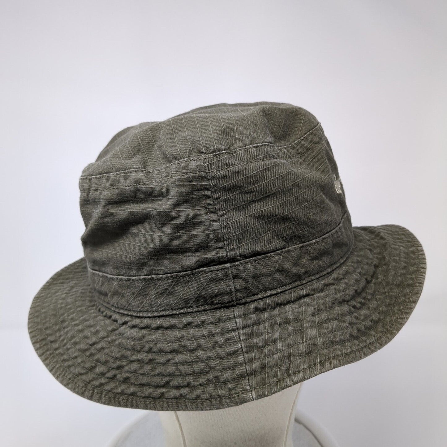 Walt Disney World Mickey Bucket Hat Brown OS Embroidered Lined Floral Print
