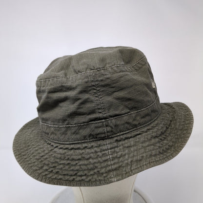 Walt Disney World Mickey Bucket Hat Brown OS Embroidered Lined Floral Print