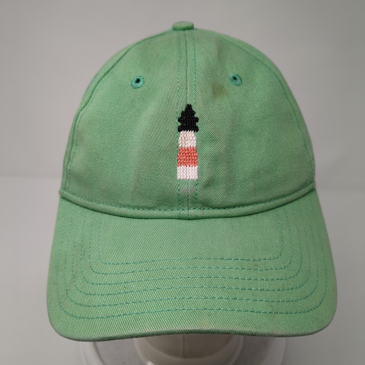 Lighthouse Slideback Hat Green One Size Adjustable Solid Harding Lane