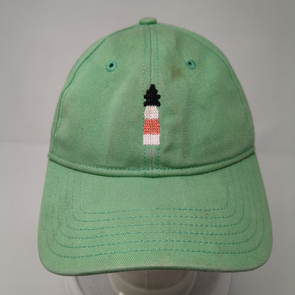 Lighthouse Slideback Hat Green One Size Adjustable Solid Harding Lane