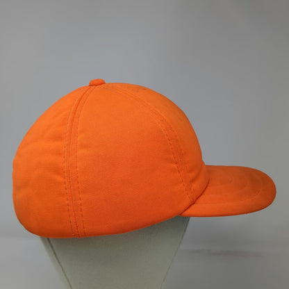 dh Headwear Baseball Cap Orange L Green Underbrim Fitted Hunting Blank Hat