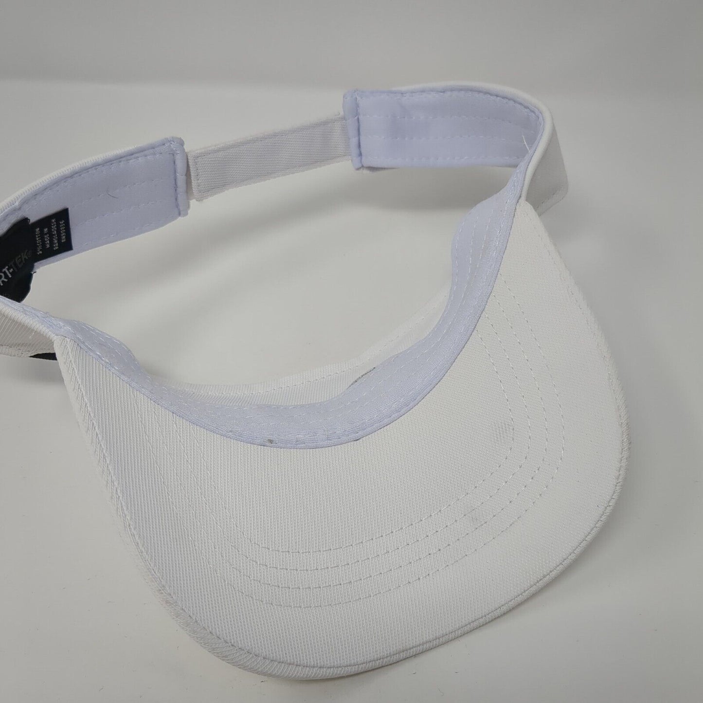 Epic Shine Car Wash Strapback Sun Visor Hat White One Size Sport-Tek