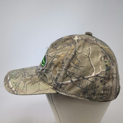 Outdoor Baseball Cap Brown Camo One Size Team Realtree Strapback Hat Green
