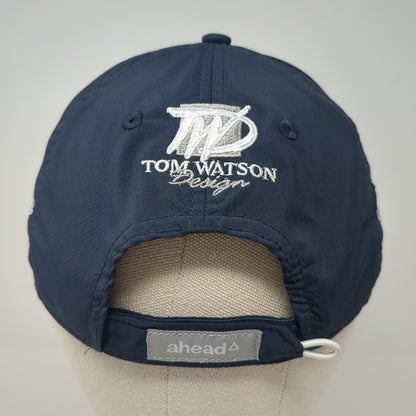 Reunion Strapback Hat Blue One Size Tom Watson Design Adjustable Ahead