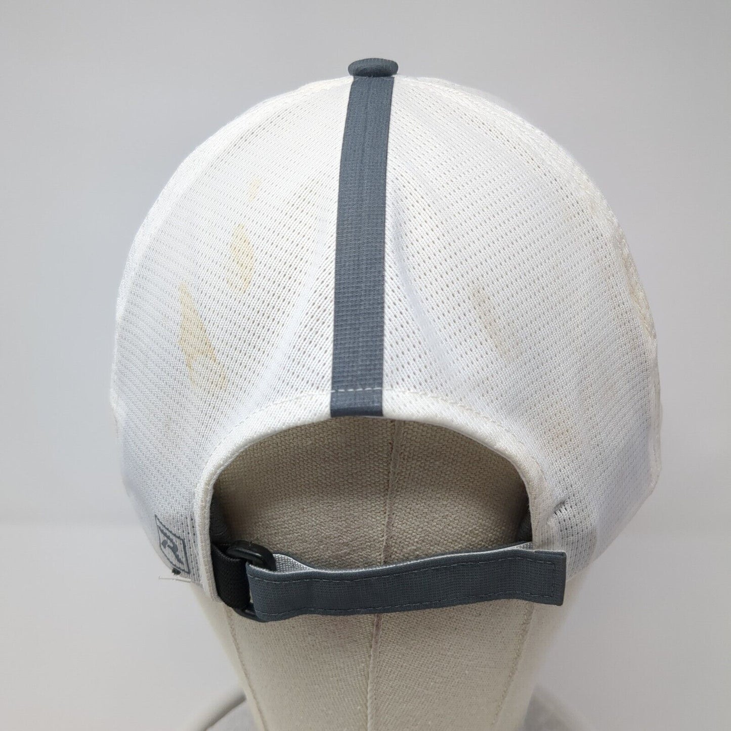 Quanta Strapback Hat Gray M/L Adjustable Embroidered Breathable Richardson
