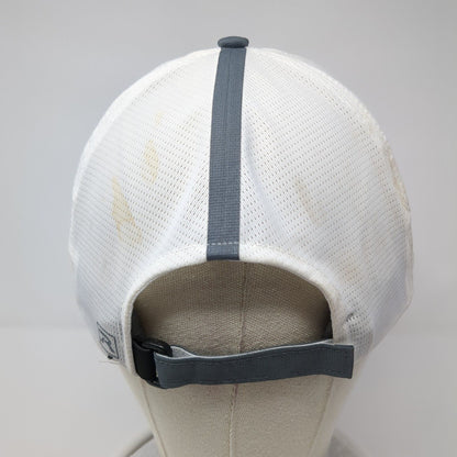 Quanta Strapback Hat Gray M/L Adjustable Embroidered Breathable Richardson