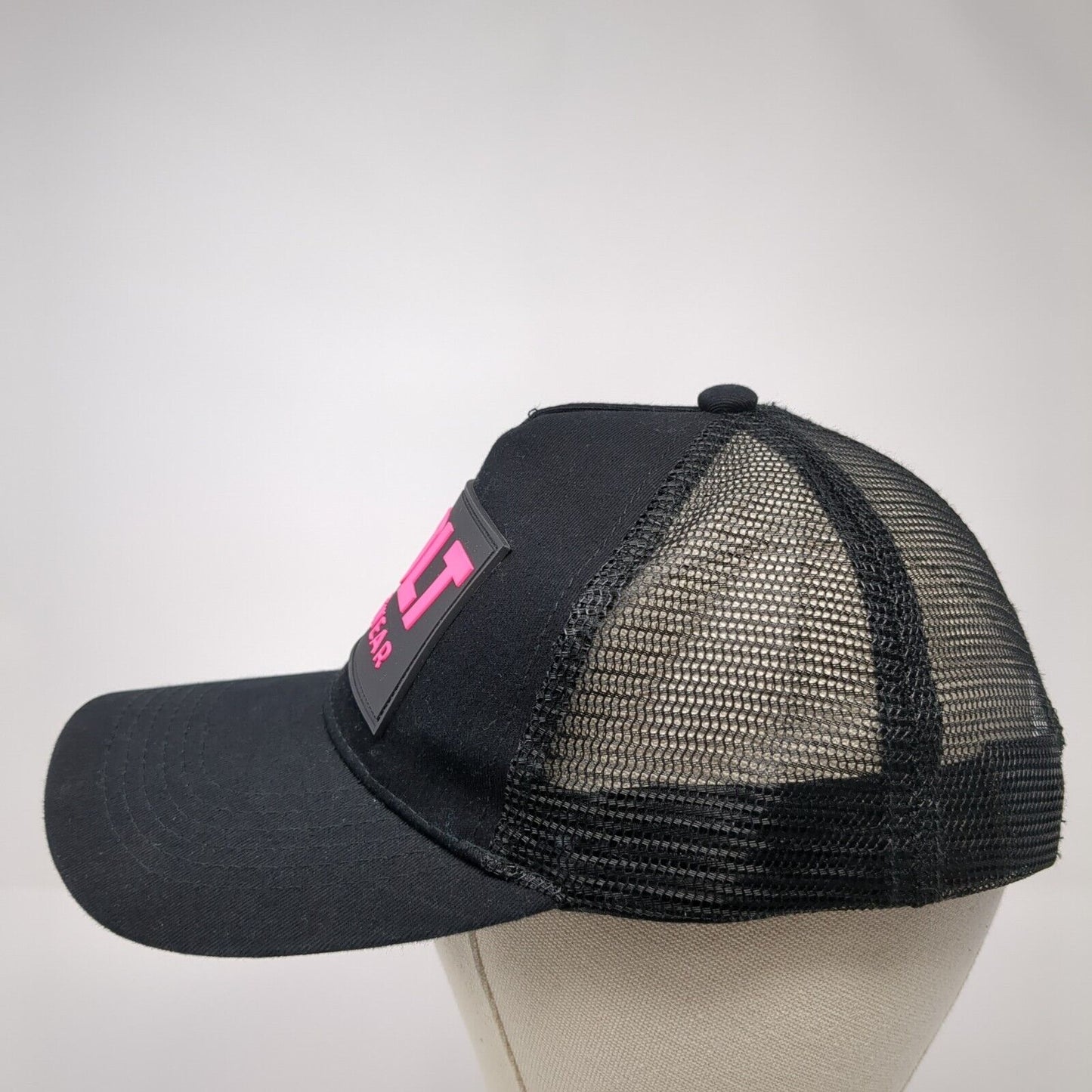 Volt Cyclewear Snapback Mesh Back Trucker Hat Black One Size Adjustable