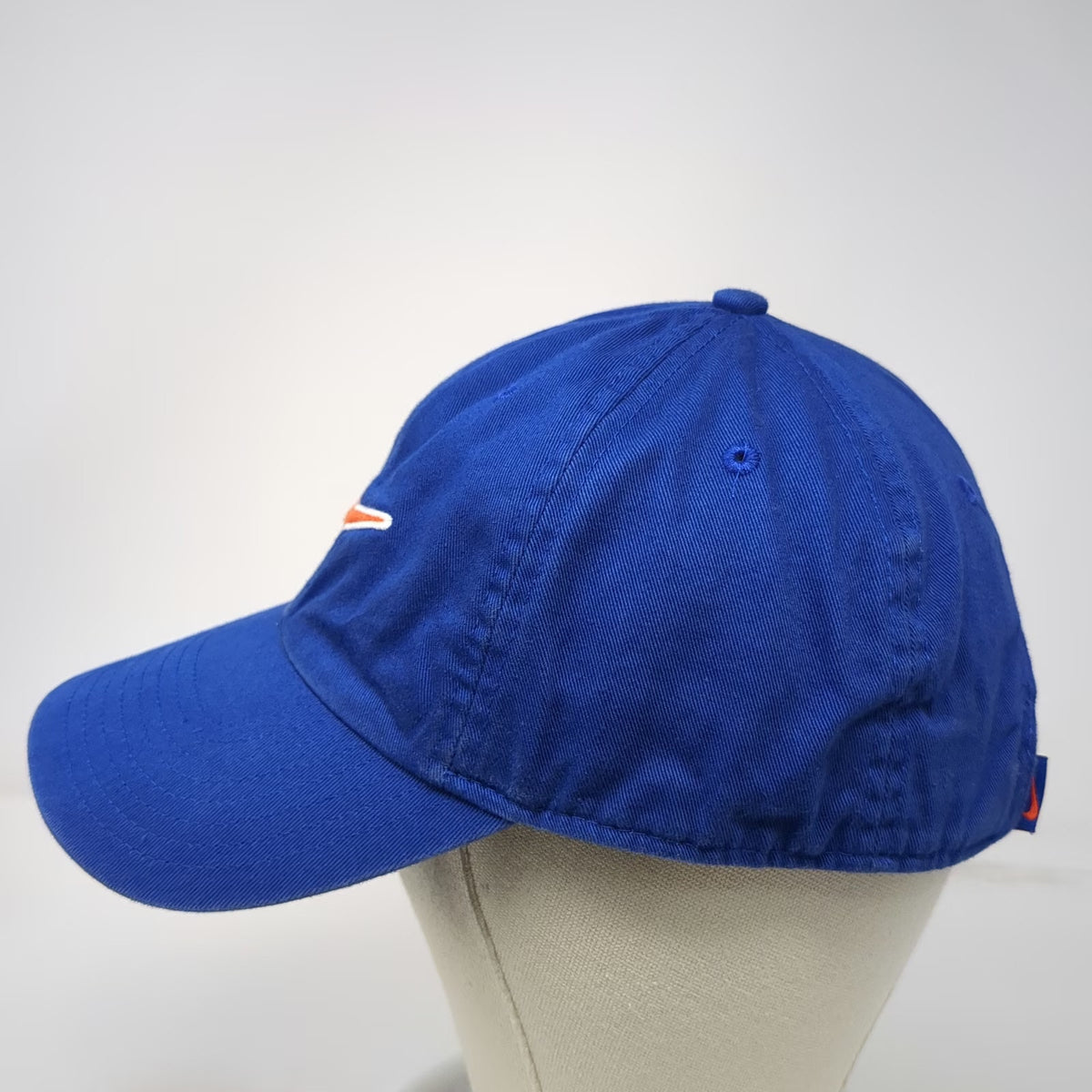Nike Trucker Hat Blue One Size Heritage 86 Swoosh Adjustable Slideback Logo