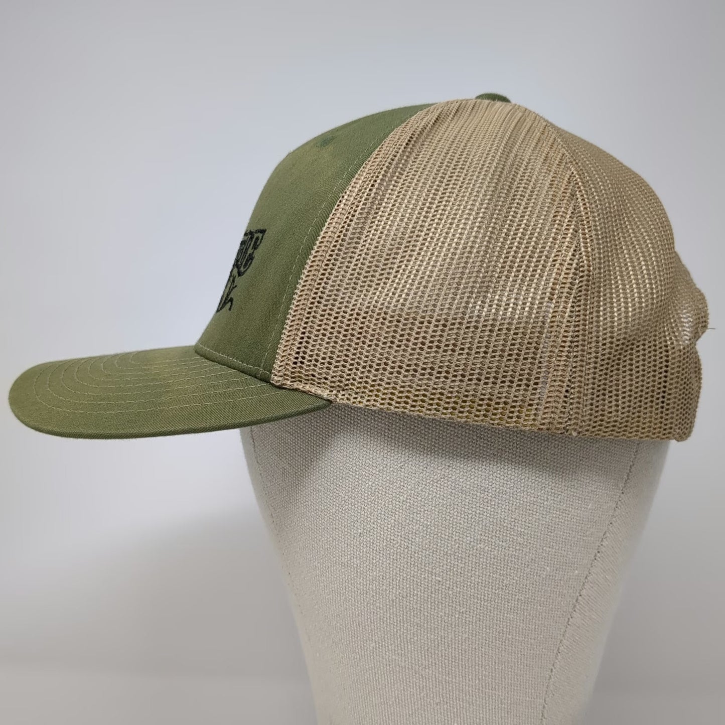 Richardson Trucker Hat Green One Size Dirty Little Roddys Mesh Back Snapback