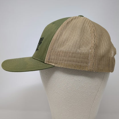 Richardson Trucker Hat Green One Size Dirty Little Roddys Mesh Back Snapback
