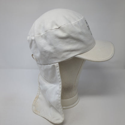 Gold of the Desert Kings Slideback Hat White One Size Neck Flap Crowd