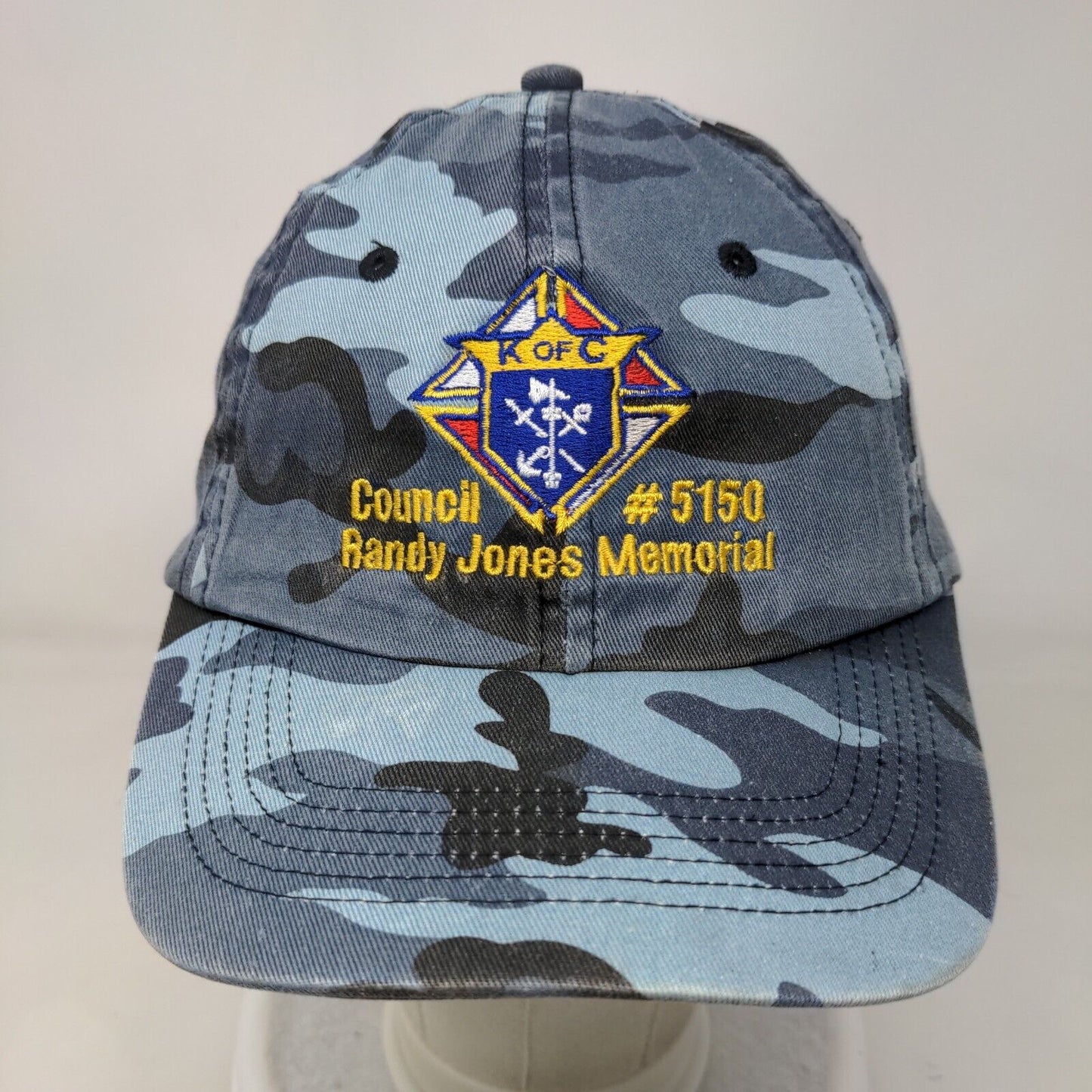 Council #5150 Randy Jones Memorial Strapback Hat Blue Camo OSFA Port Authority