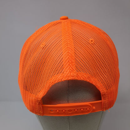 Caldwell Snapback Trucker Hat Orange One Size Adjustable Mesh Back Otto
