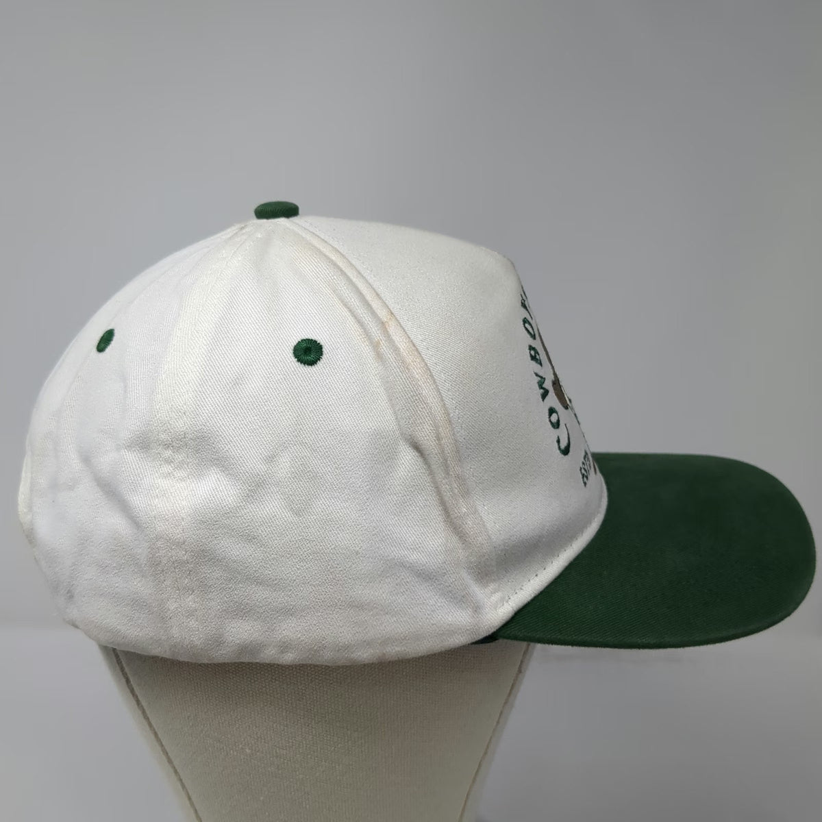 Sendero Provisions Co 5 Panel White One Size Cowboys Don't Cry Flat Snapback Hat