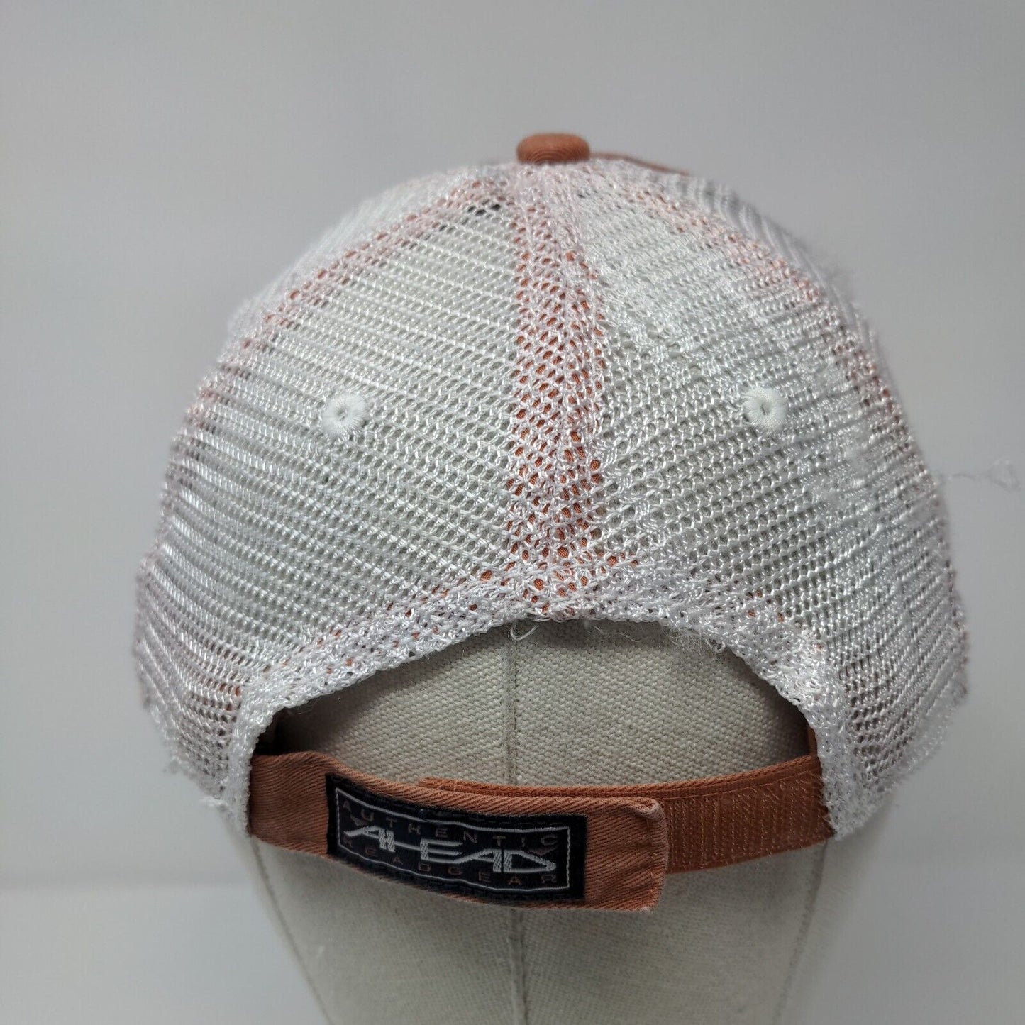 Ahead Strapback Mesh Back Trucker Hat Brown Extreme Fit Stanley ID