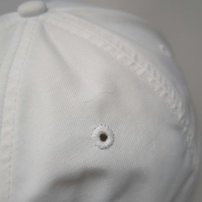 Ahead Baseball Cap White One Size Performance Embroidered Dog Strapback Hat