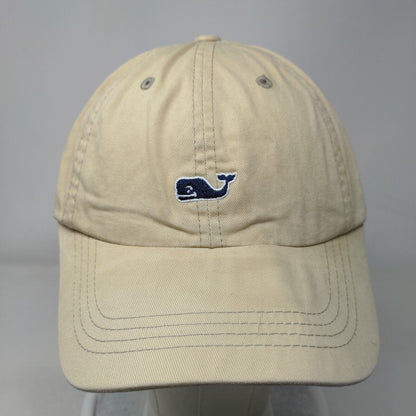Vineyard Vines Slideback Hat Tan One Size Adjustable Embroidered Vented Holes