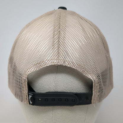 Billabong Trucker Hat Black One Size Mesh Back Boardshort Co Snapback Logo Patch