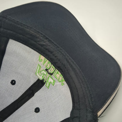 R+L Carriers Trucker Hat Black One Size Mesh Back Snapback Green Embroidery Logo