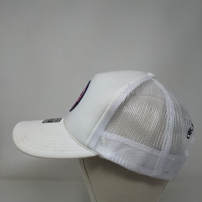 Lotus OK Let's Mahj Snapback Mesh Back Rope Trucker Hat White OSFM Otto