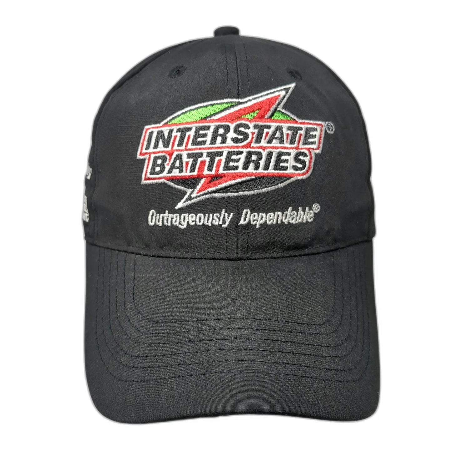 Interstate Batteries Joe Gibbs Racing Black One Size Baseball Cap Hat NASCAR