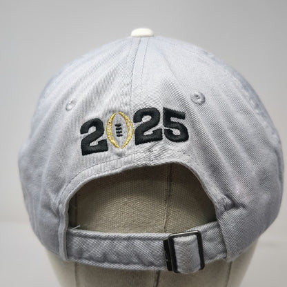 Nike Oregon Ducks NCAA Cap White Gray OSFM 2025 College Football Playoff Bound