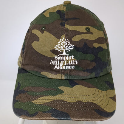 Port Authority Baseball Cap Green Camo One Size Simplot Military Alliance Hat
