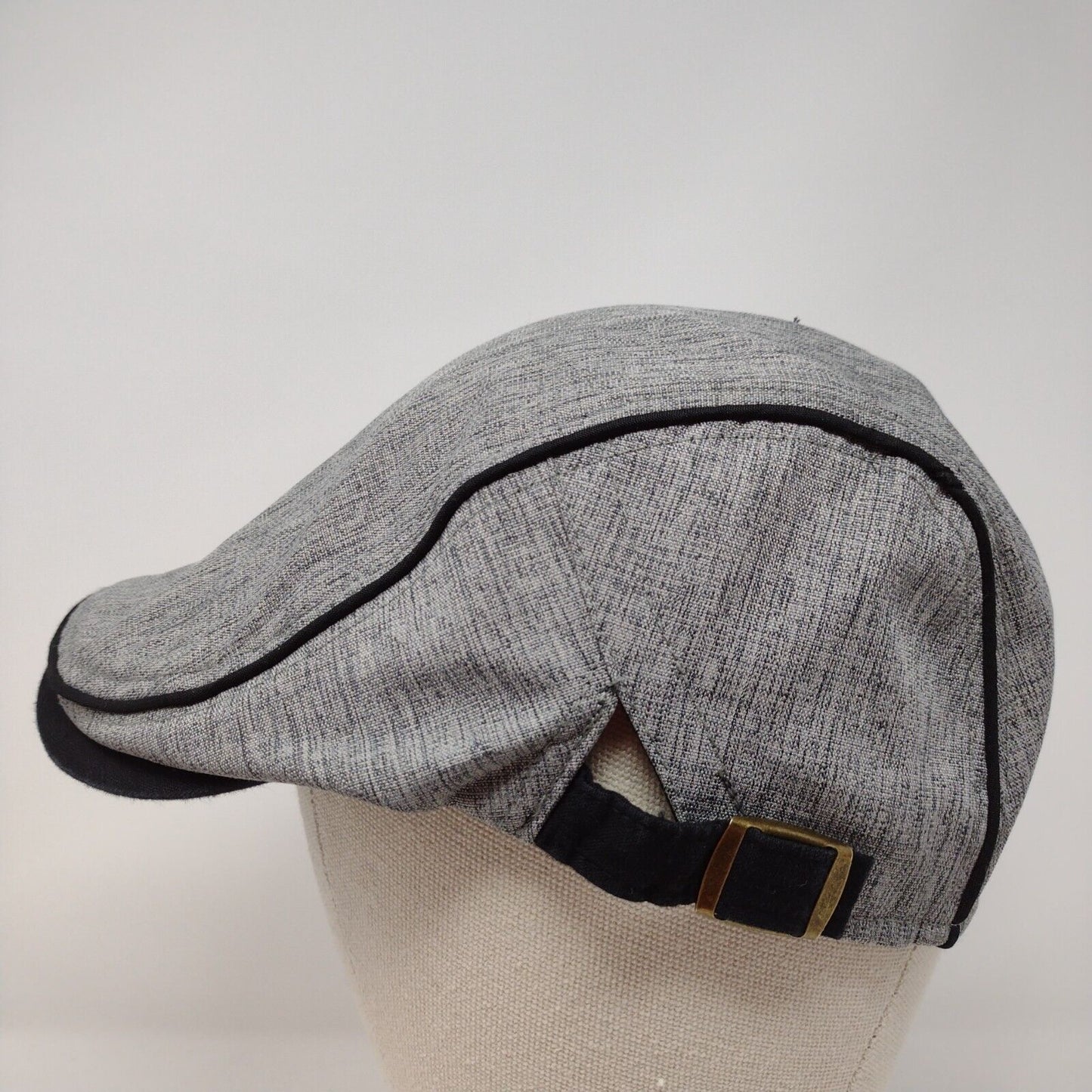Salt Lake Express Flat Cap Gray OSFA Adjustable Embroidered Blank