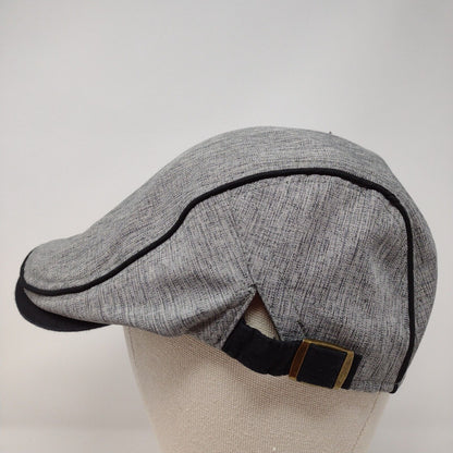 Salt Lake Express Flat Cap Gray OSFA Adjustable Embroidered Blank